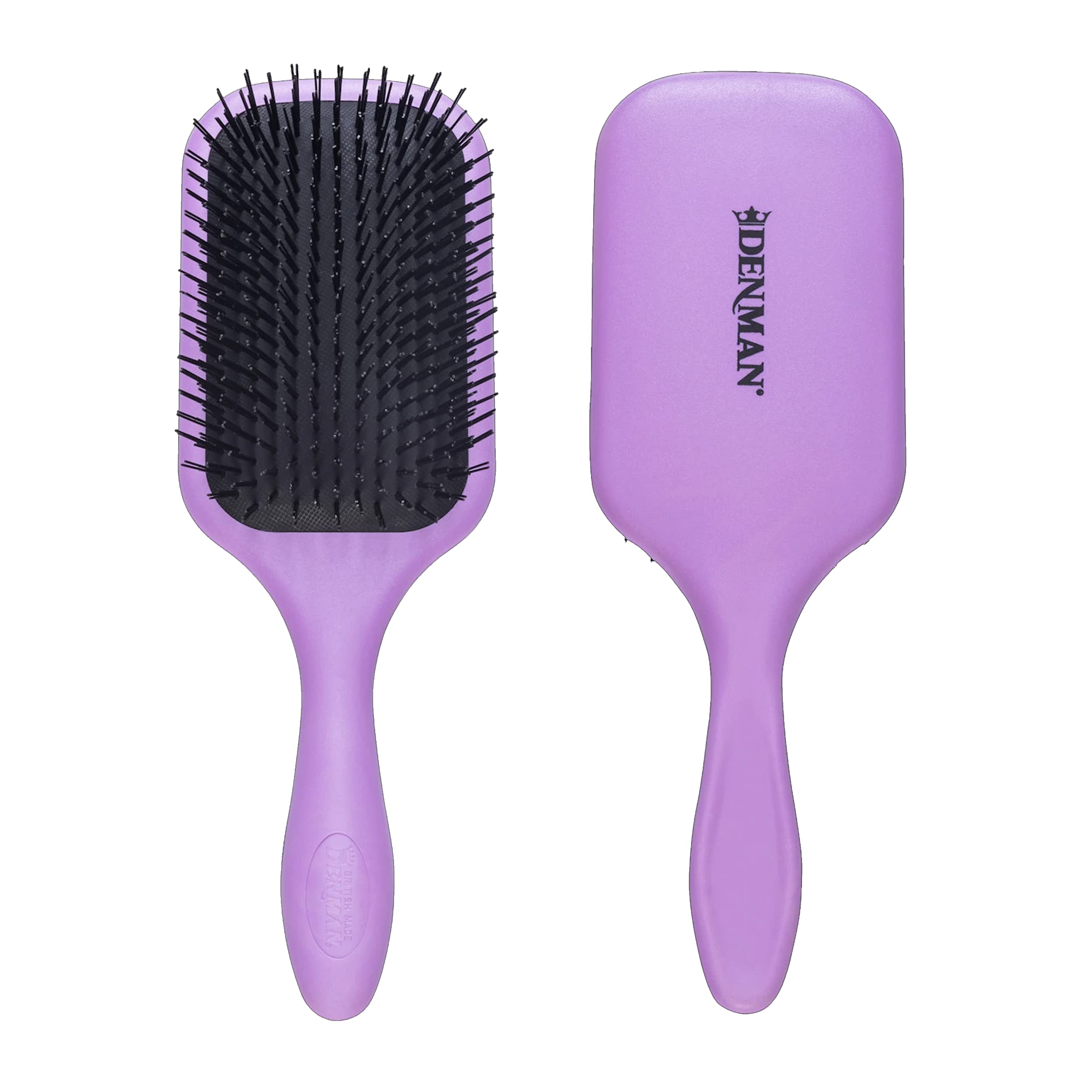 Denman D90L Tangle Tamer Ultra - Large Paddle Detangling Brush, Violet