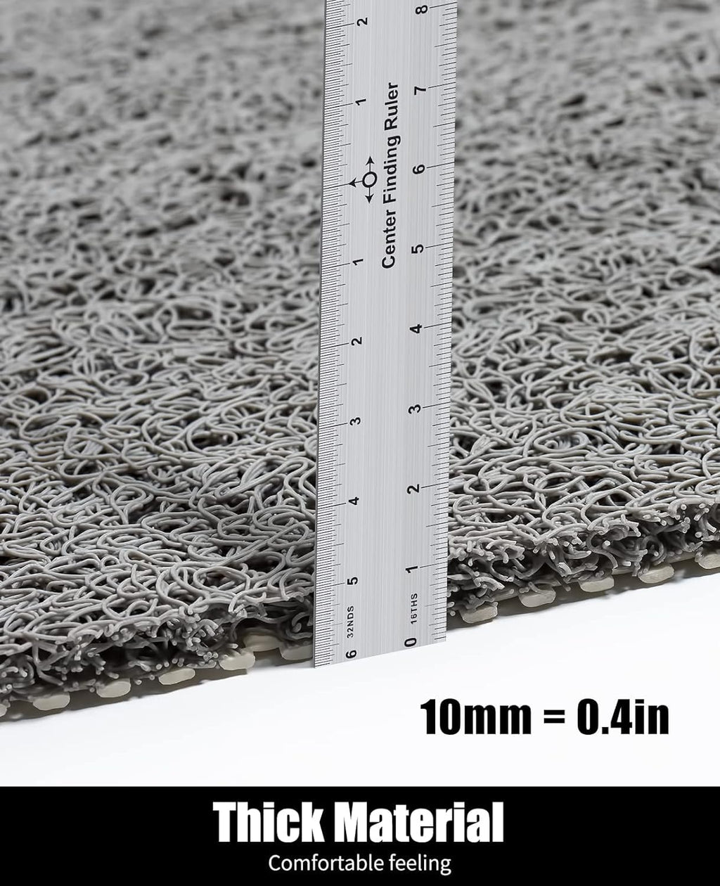 Jolof Store Loofah Shower Mat – Non-Slip Quick-Dry PVC Bathtub Mat