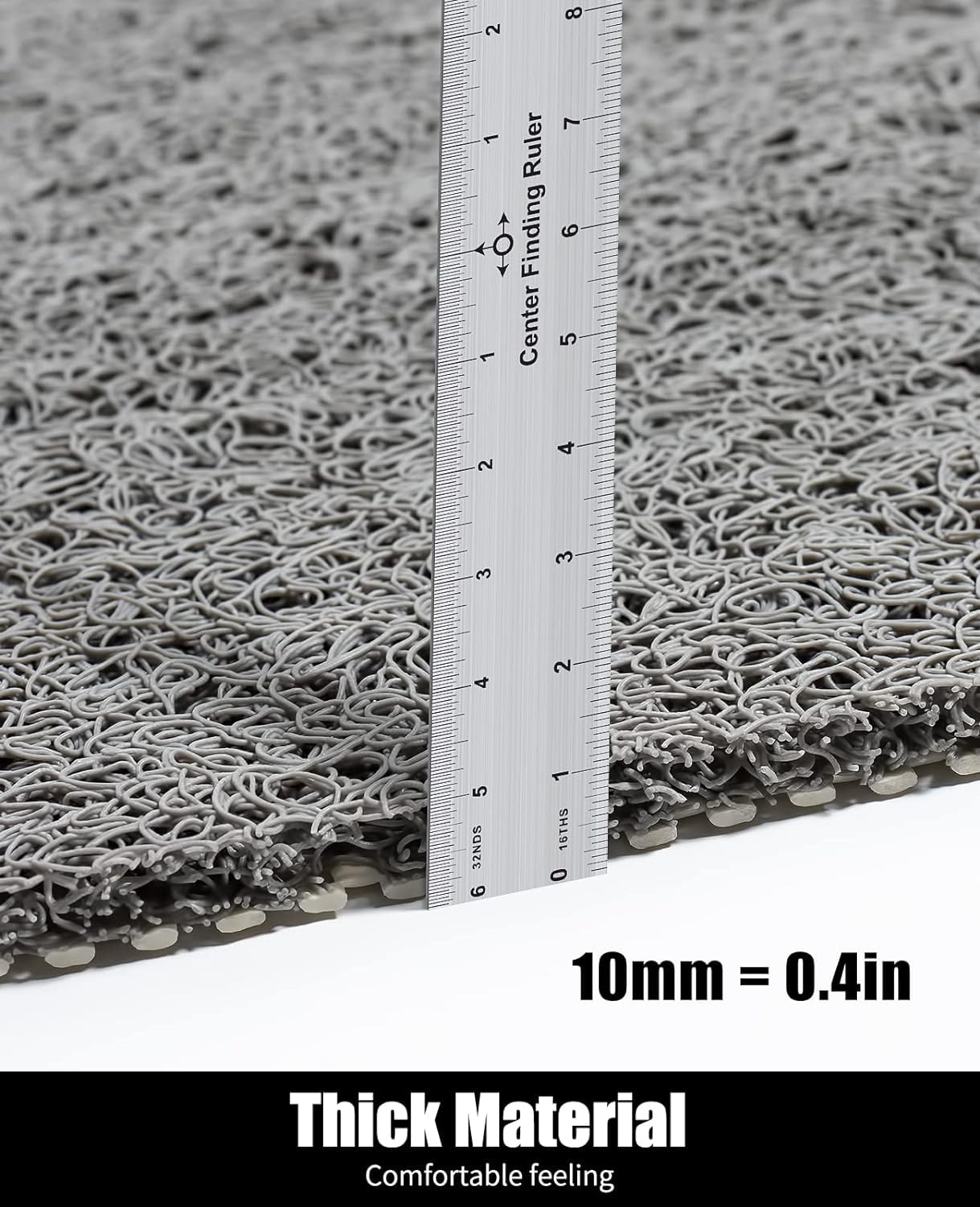 Jolof Store Loofah Shower Mat – Non-Slip Quick-Dry PVC Bathtub Mat