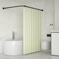 YOFOQ L-Shaped Corner Shower Curtain Rail – 304 Stainless Steel