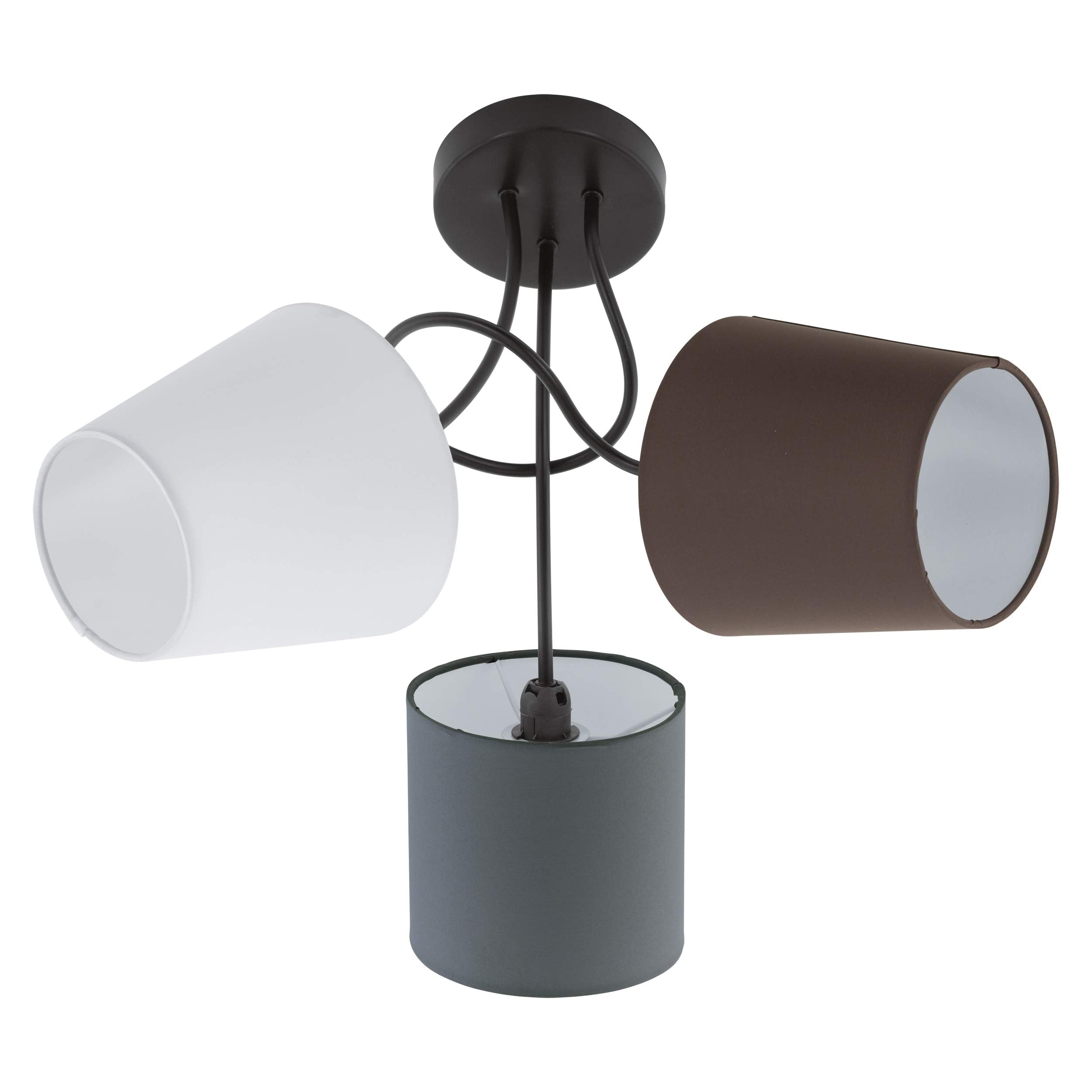 Eglo Almeida Black Wall and Ceiling Lamp - Modern E14 LED Fixture