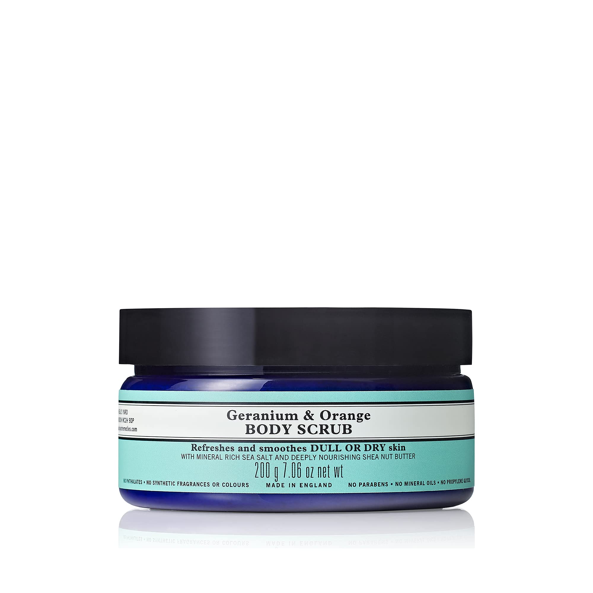 Neal's Yard Remedies Geranium & Orange Body Scrub - Shea Butter 200g