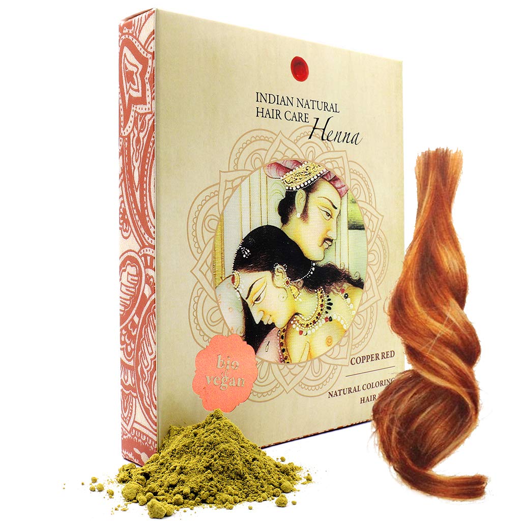 Organic Henna Powder – Copper Red Natural Hair Dye – 200g