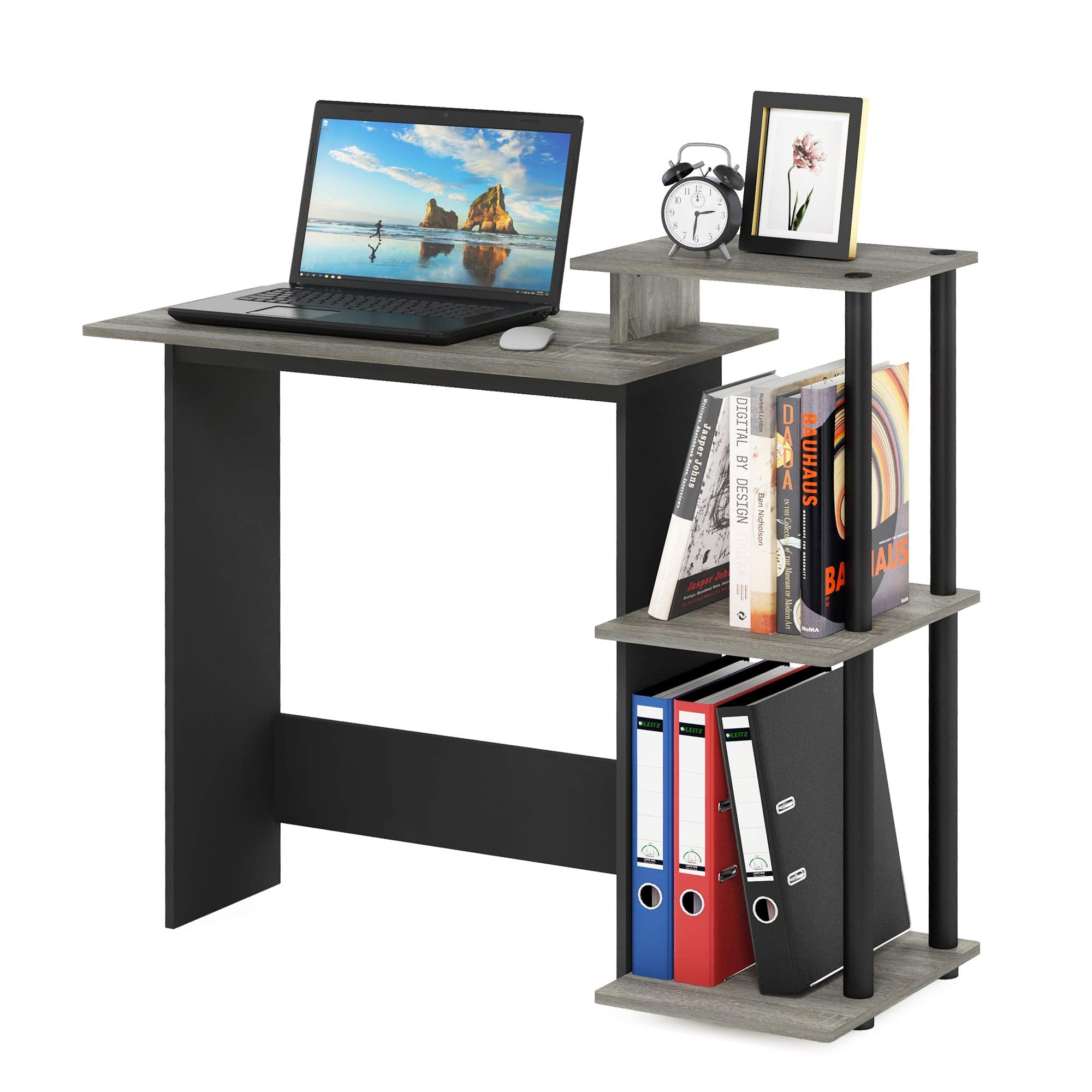 Furinno Efficient Home Computer Desk - Compact Wood Writing Table