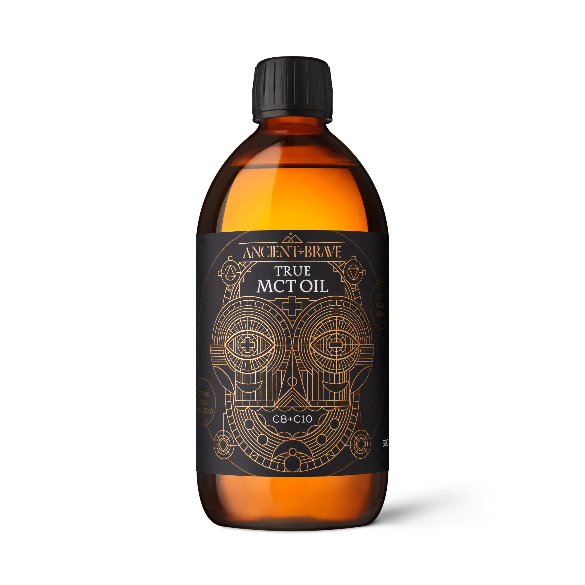 Ancient + Brave True MCT Oil 500ml | Pure Coconut C8 & C10 Blend