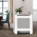 Jolof Store White Radiator Cover – 92cm Tall Modern MDF Cabinet