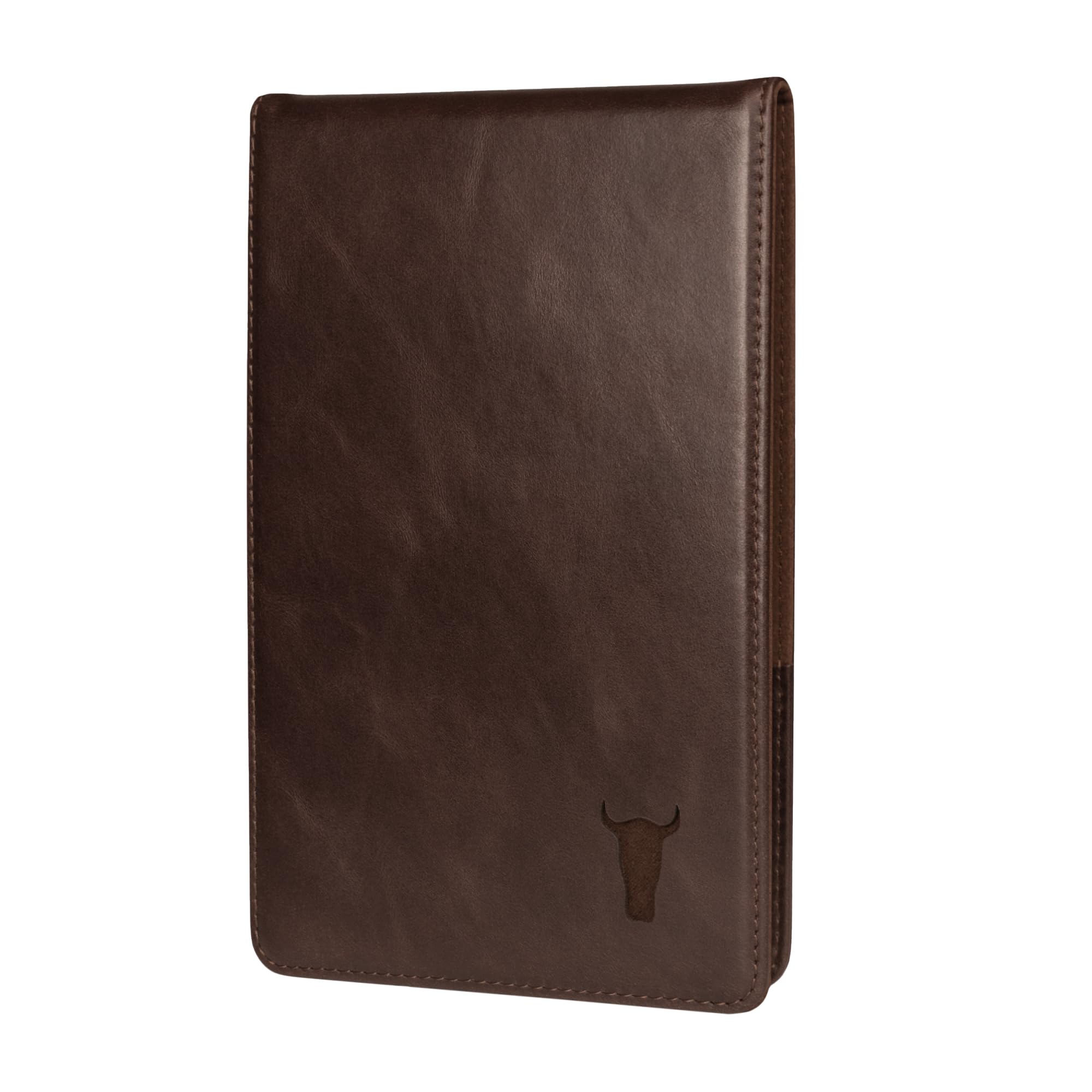 TORRO Genuine Leather Golf Scorecard and Yardage Book Holder – Dark Brown