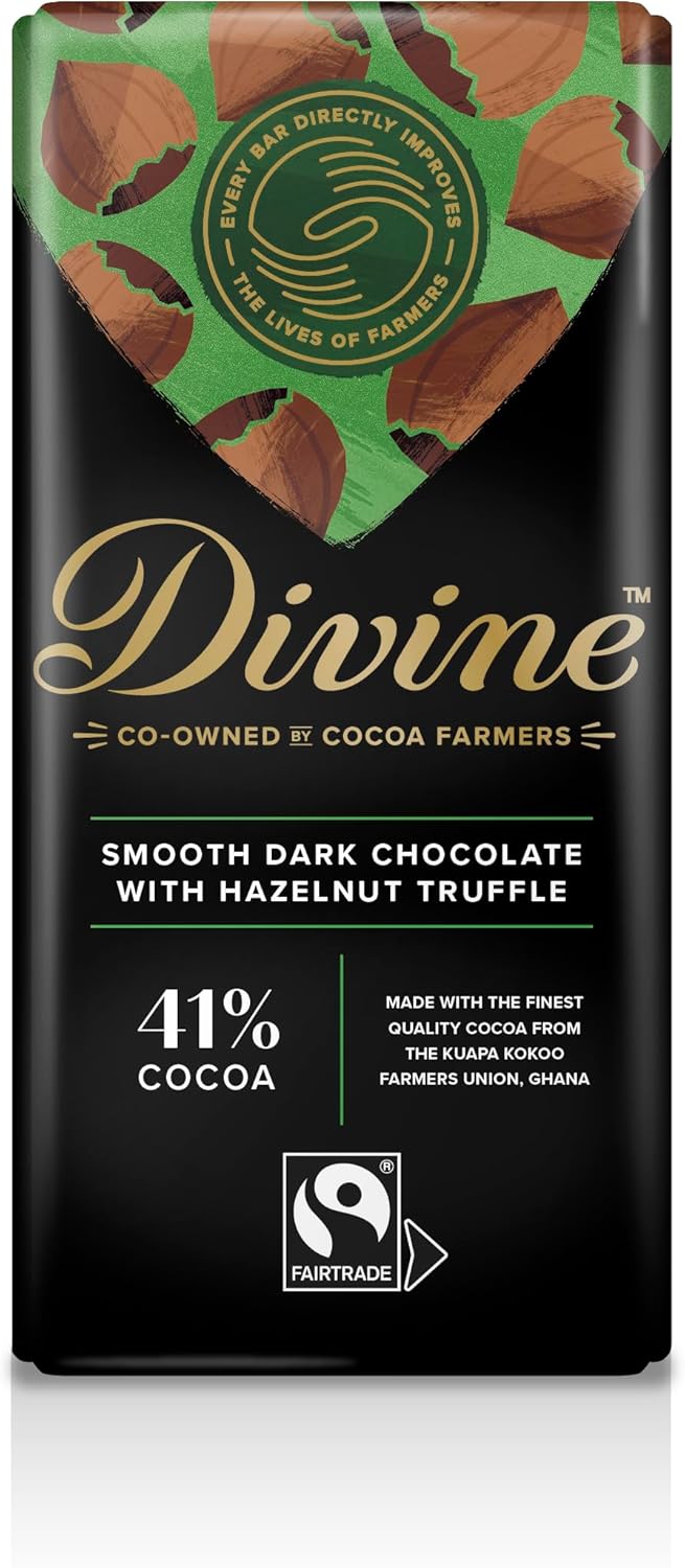Hazelnut Truffle Chocolate Bar – Fairtrade & Palm Oil Free