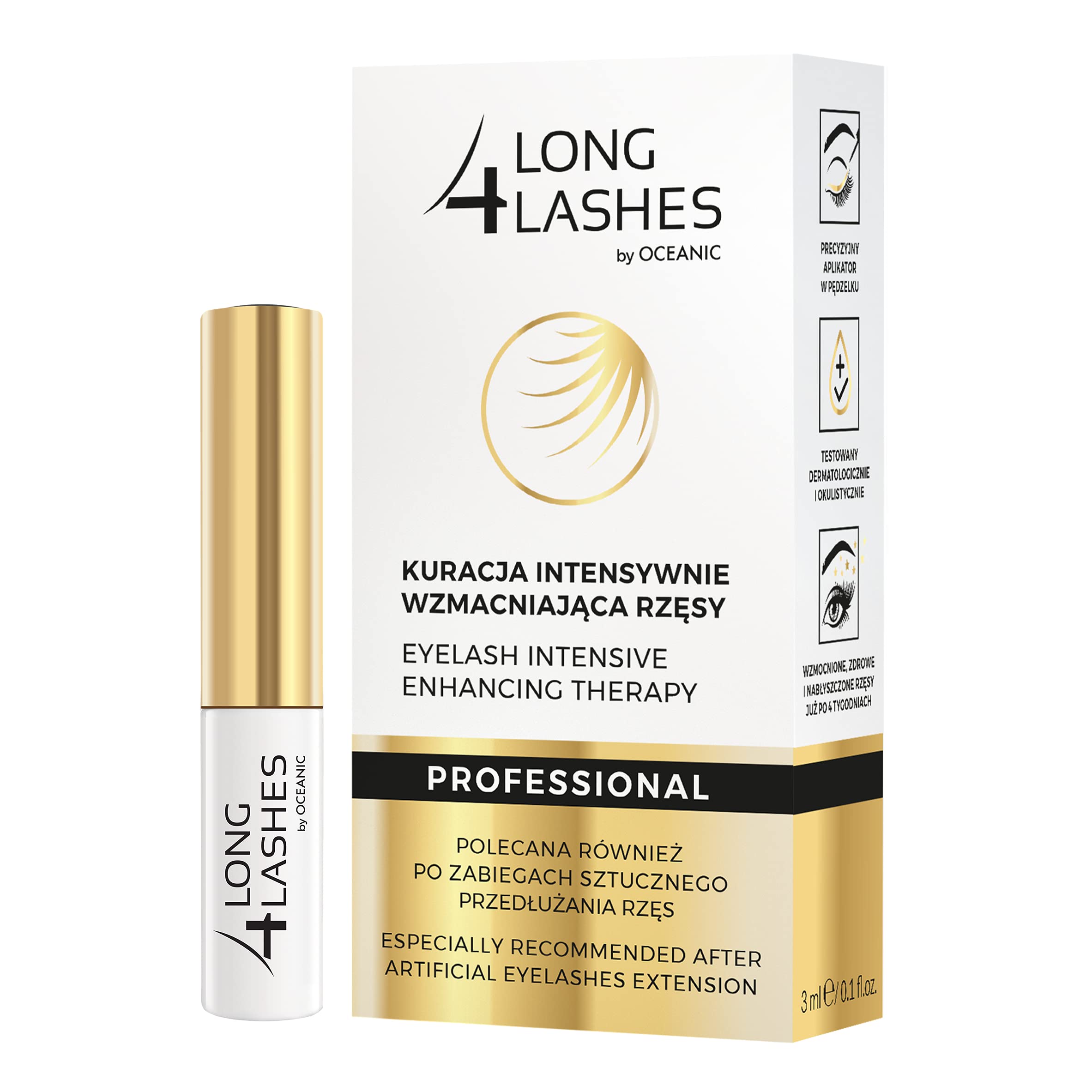 Long4Lashes Curve Intensive Eyelash Serum with Biotin & Peptides - 3ml