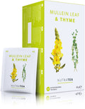 Nutra Tea Mullein Leaf & Thyme Herbal Infusion for Lungs - 3 Pack (180 Bags)