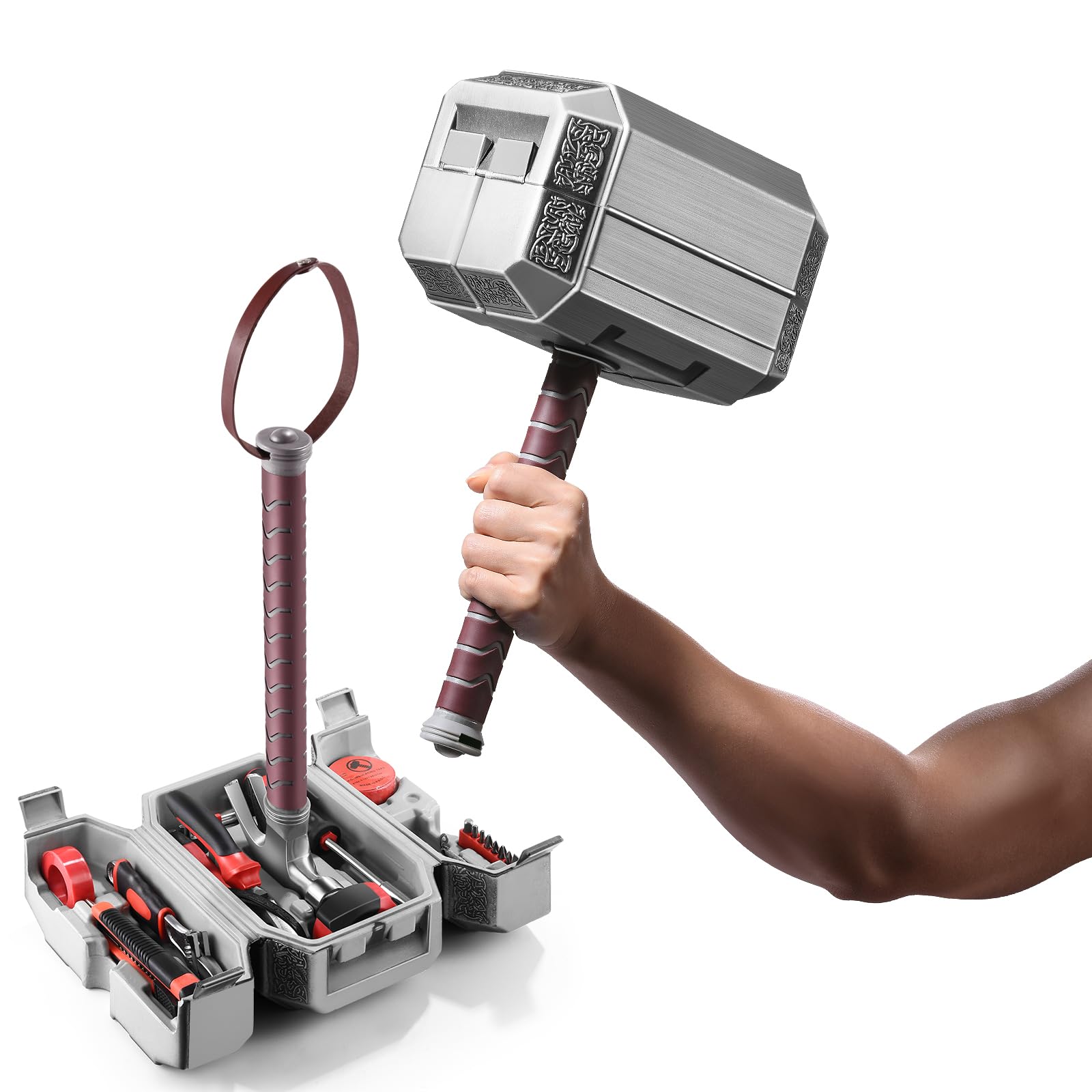 GDJOB Mjolnir Thor Hammer 28-Piece Tool Set for Home Repair & DIY