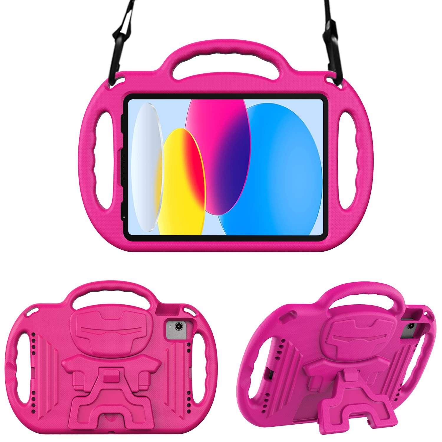 Surom Kids iPad Case – Shockproof Cover with Strap for Air & Pro 11