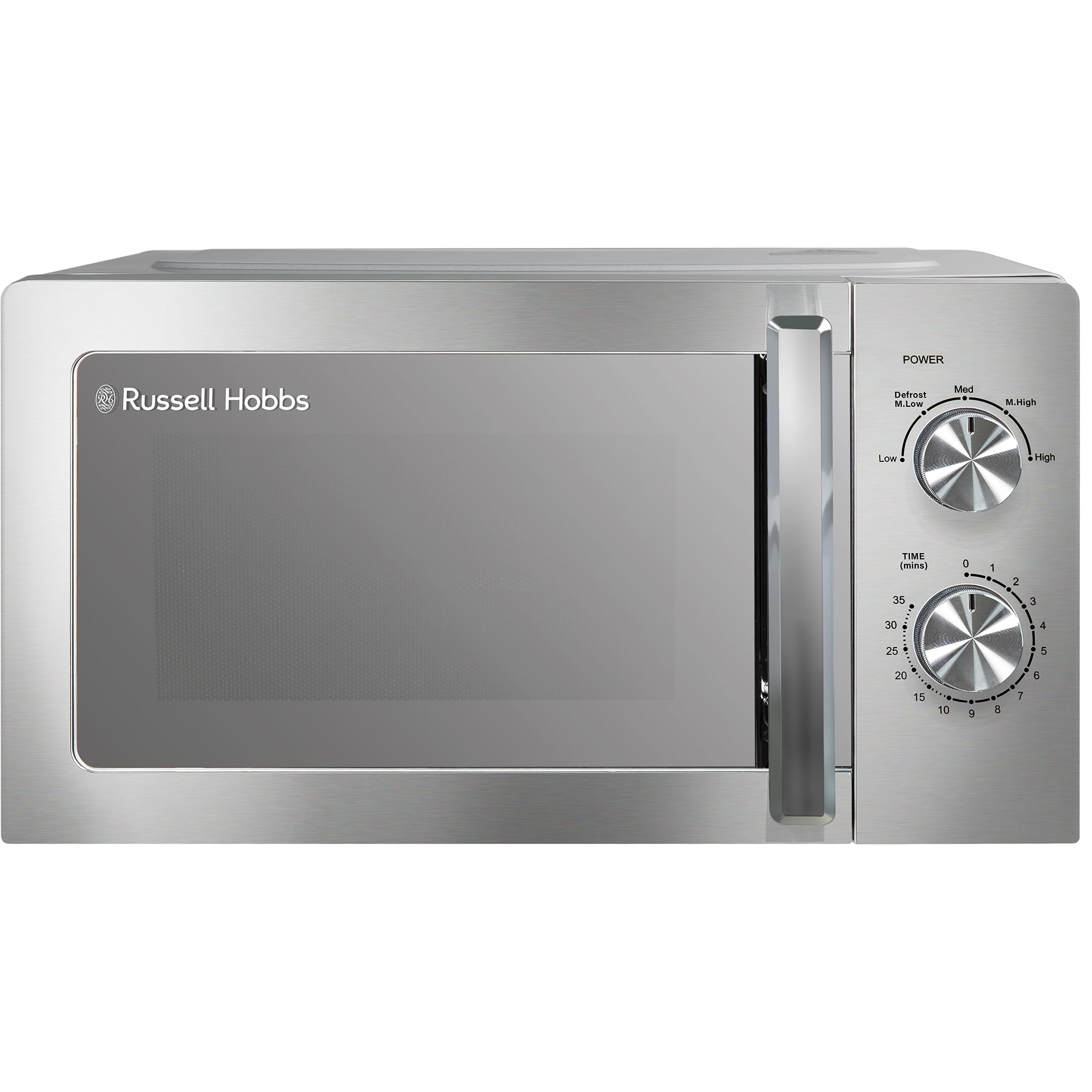 Russell Hobbs 20L Solo Microwave | 800W Stainless Steel Compact Design