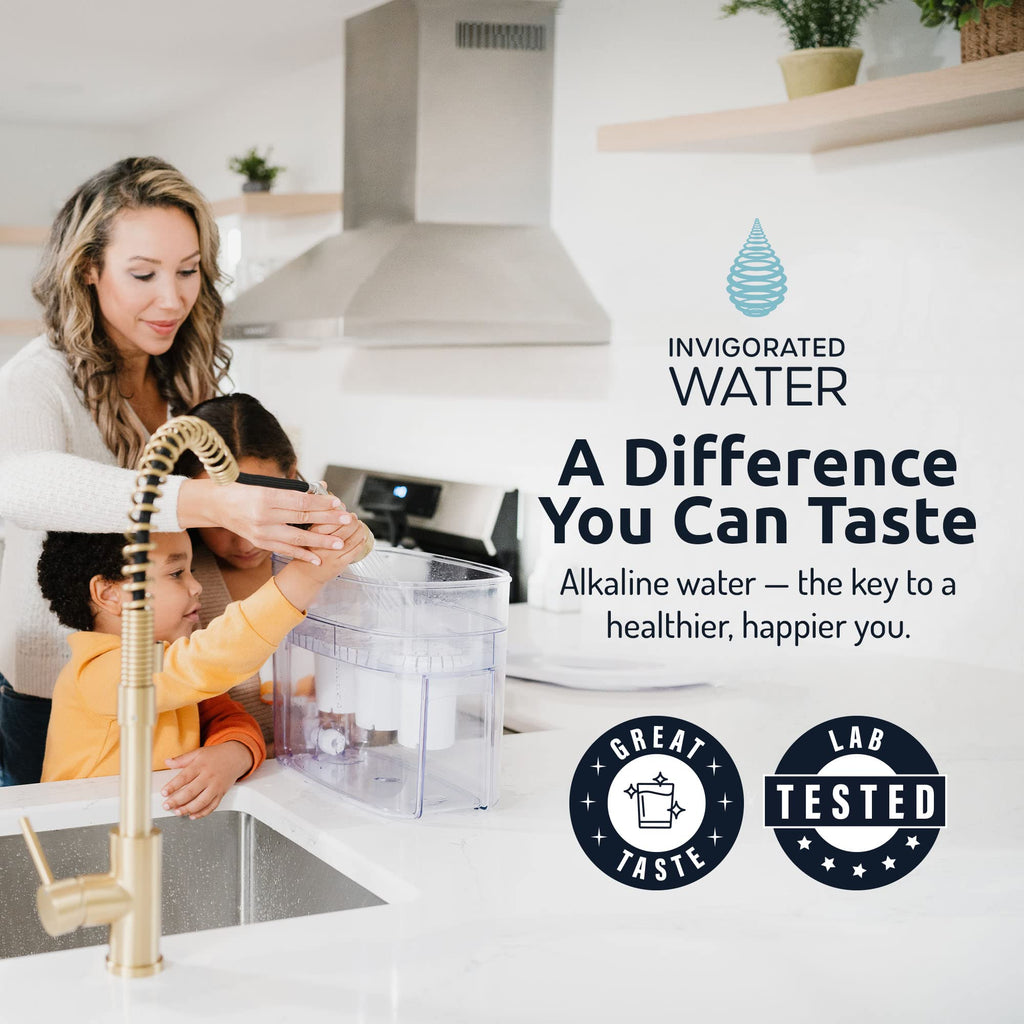 Jolof Store pH Recharge 3F Alkaline Countertop Water Filter - 3.3 Gallon