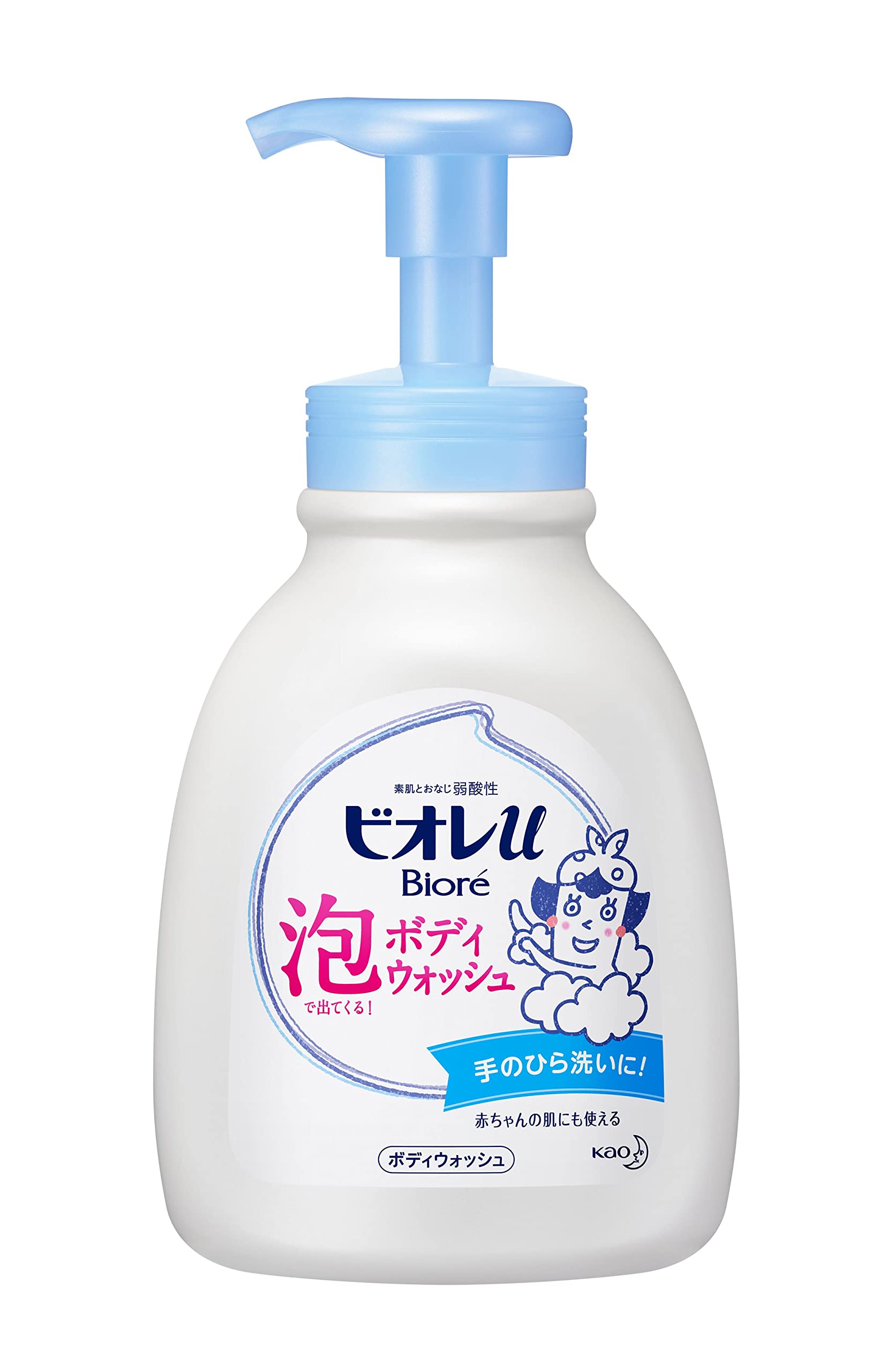 Biore u Foaming Body Wash – 600ml Pump Bottle – Japanese Skincare