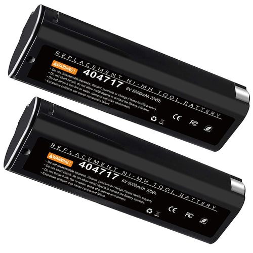 Jolof Store 2-Pack 6V 5000mAh Ni-MH Battery for Paslode 404717 IM350 IM250