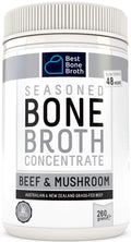 Beef Bone Broth Concentrate – Mushroom & Grass-Fed Collagen