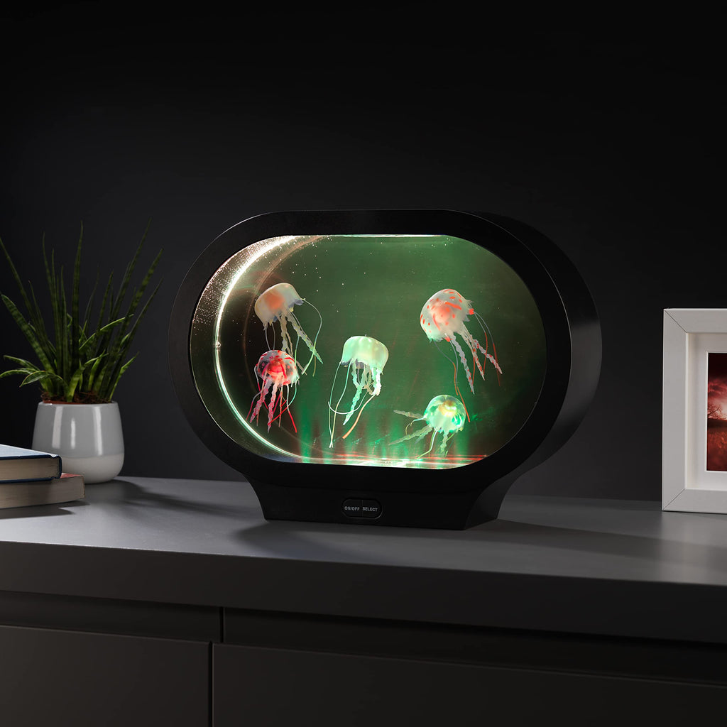 RED5 Oval Jellyfish Tank Lamp – RGB LED Colour Changing Mood Light