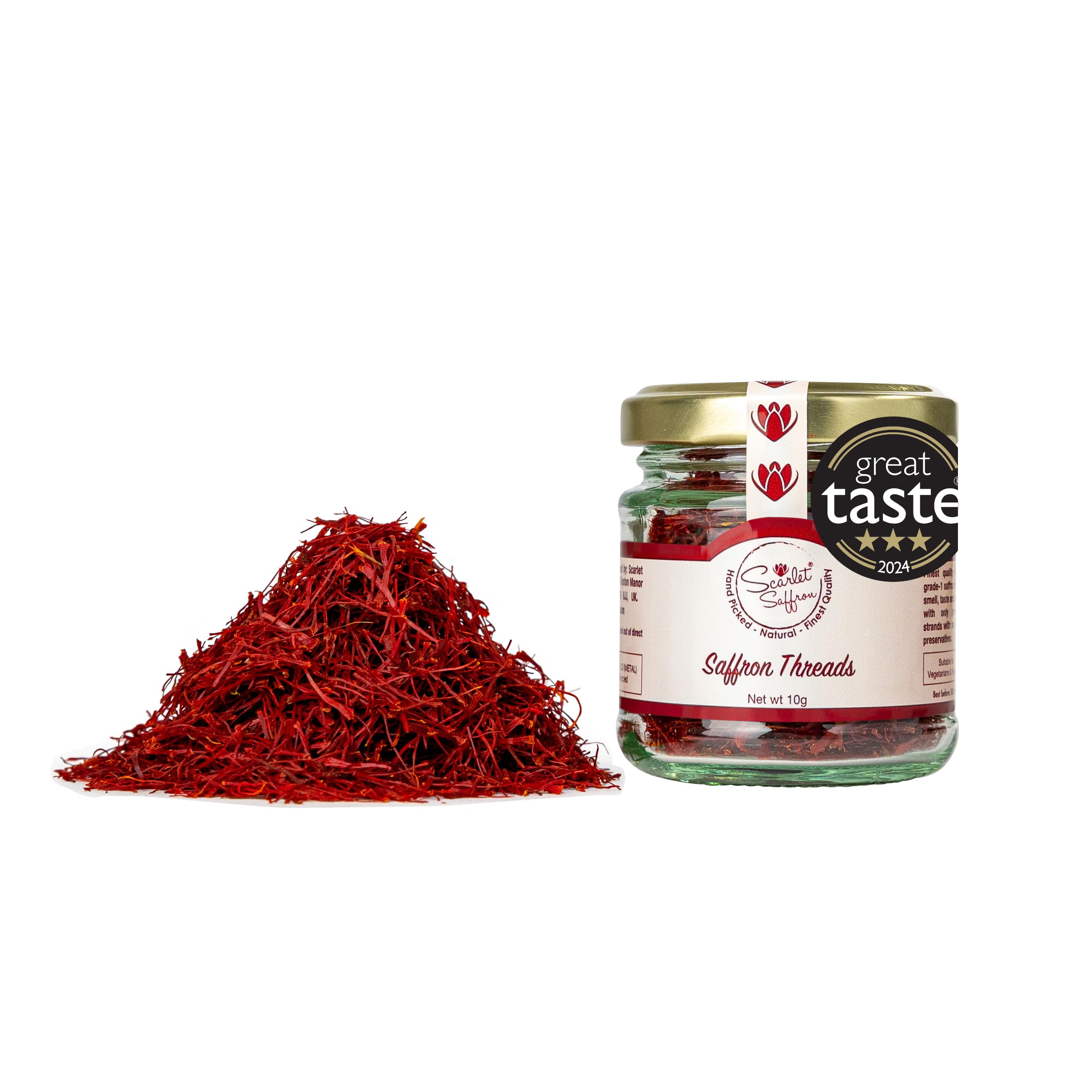 Scarlet Saffron | Pure Spanish Saffron Threads - Grade A+ (10g)