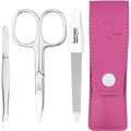 Jolof Store 3-Piece Manicure Set – Rose Travel Nail Care Kit with Case