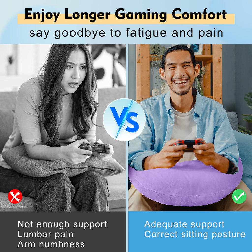 Jolof Store Reading Gaming Pillow – Ergonomic Arm Support Lap Desk