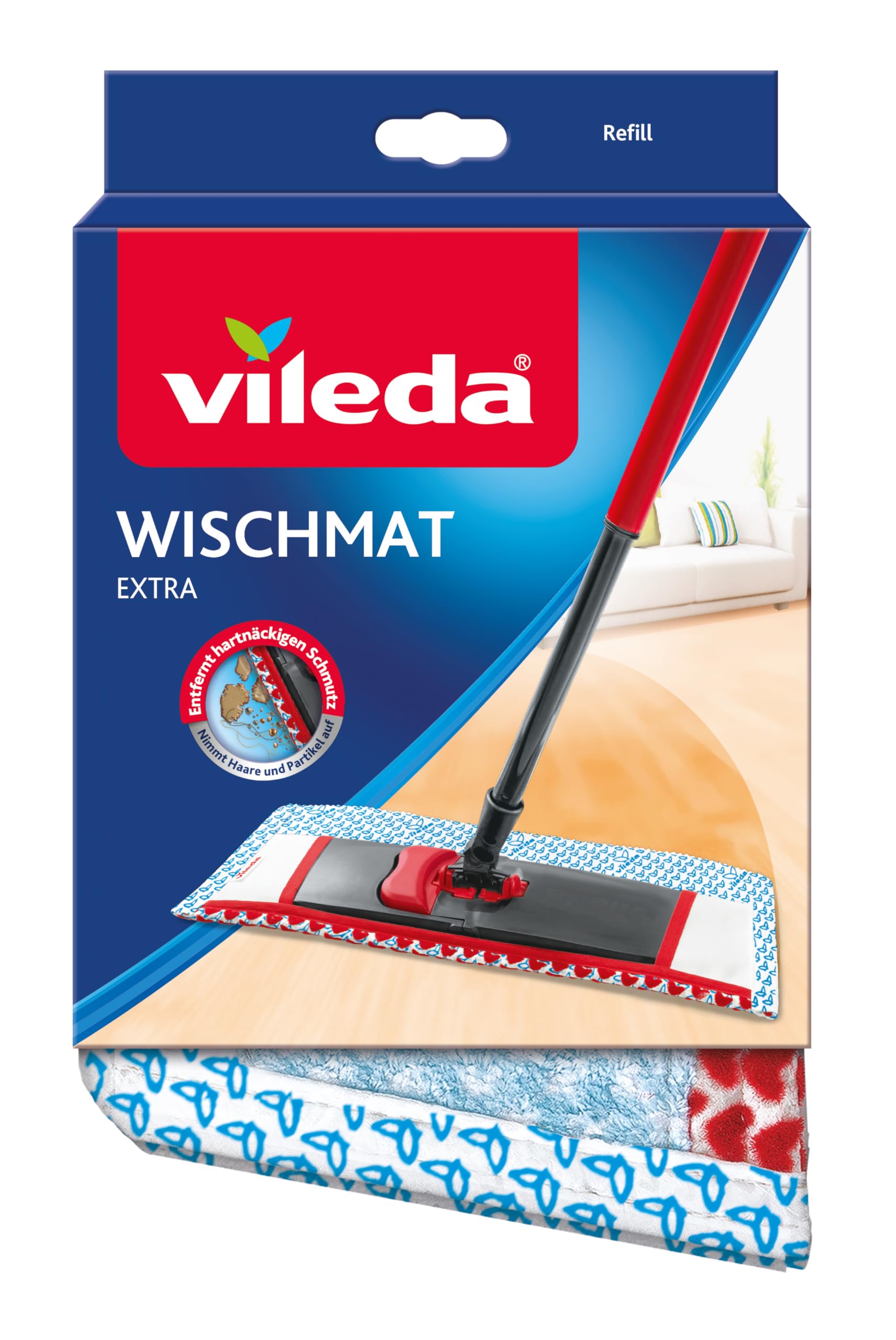 Vileda Power Mop Refill Extra – Microfibre Replacement Floor Cover