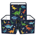 Clastyle 3 pcs Dinosaur Cube Storage Boxes for Shelves Kallax Boxes - image 1
