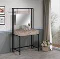 Timber Art Design Zahra Dressing Table - Ash Oak Vanity with Mirror