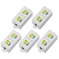 Cat6 RJ45 Junction Box – Inline Punchdown Joiner, 5-Pack
