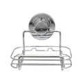 BlissHome Lock 'n Roll Suction Cup Soap Dish – Rust-Resistant Chrome