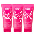 Umberto Giannini Curl Jelly - Vegan Frizz Control Hair Gel, 200ml (3 Pack)