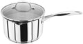 Stellar Profile Stainless Steel Draining Saucepan with Lid, 20cm 3.25L
