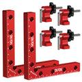 Preciva 90 Degree Right Angle Positioning Square Clamp - 2 Set Aluminum
