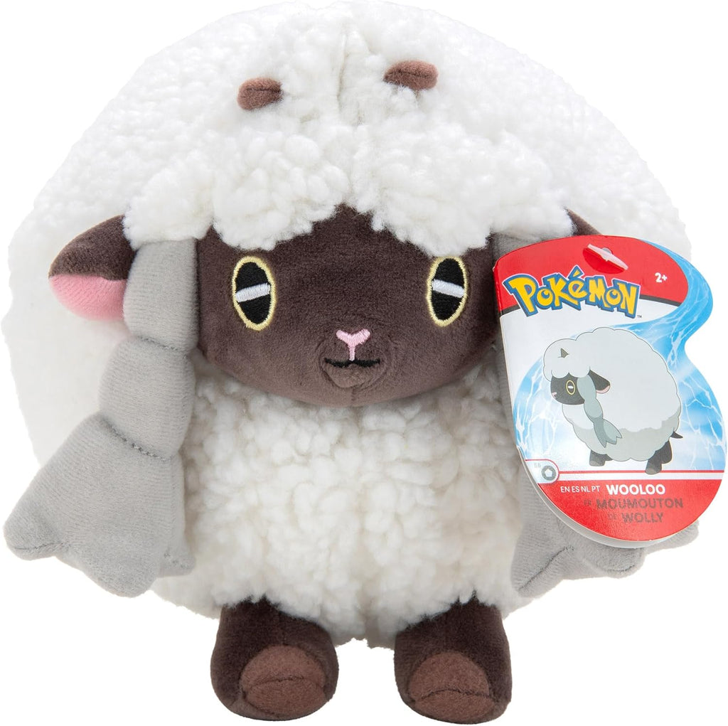 Snaps Pokemon Wooloo Plush – 8-Inch Soft Stuffed Animal Toy