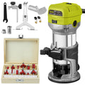 DEWINNER Electric Palm Router - 1/4" Wood Trimmer with 12 Bits
