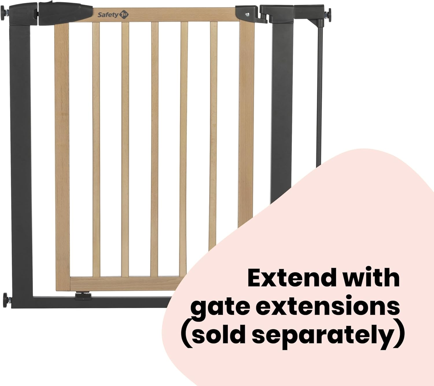 Safety 1st Simply Close Wood and Metal Safety Gate