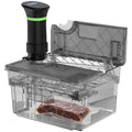 Jolof Store 11L Sous Vide Container with Integrated Lid and Rack – Grey