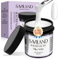Saviland Milky White Builder Nail Gel – 100g Hard Gel for Extensions
