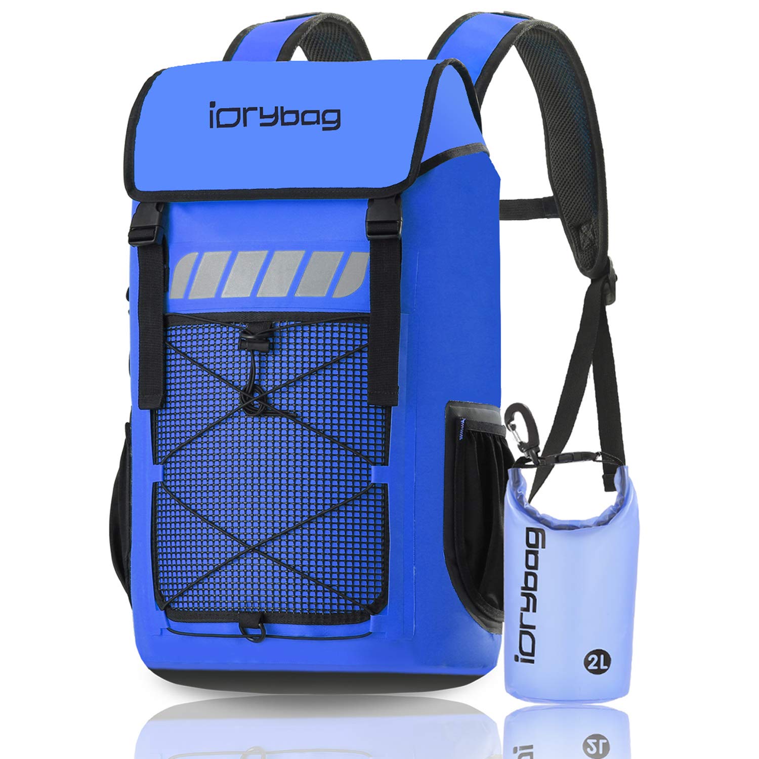 IDRYBAG Waterproof Backpack – 45L Heavy Duty Dry Bag with Laptop Sleeve