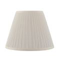 Aspen Creative Off-White Pleated Empire Lamp Shade with Spider Fitter
