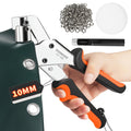 TOWOT Grommet Eyelet Punch Kit with 500pcs 10mm Eyelets for Leather