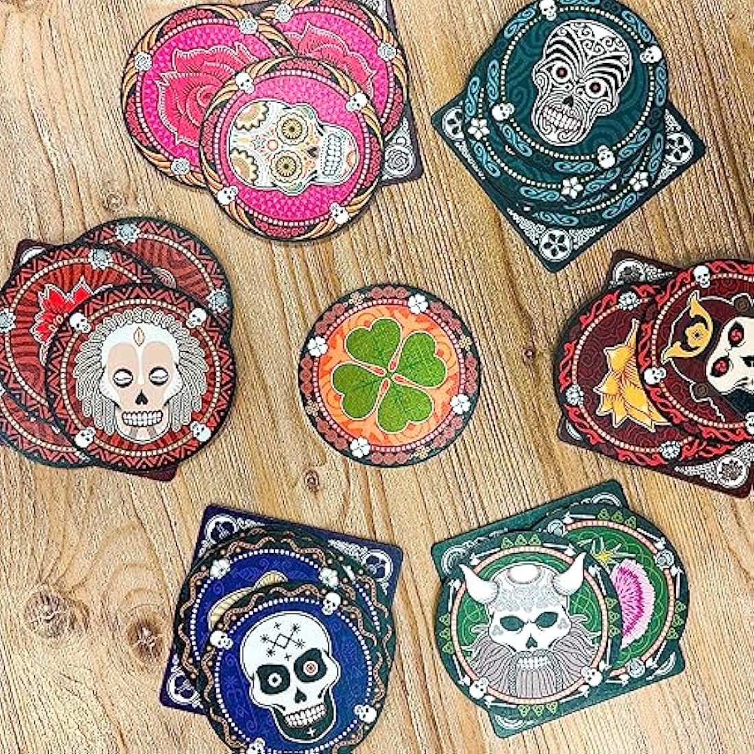 Asmodee Skull Bluffing Card Game | Competitive Party Game for 3-6 Players