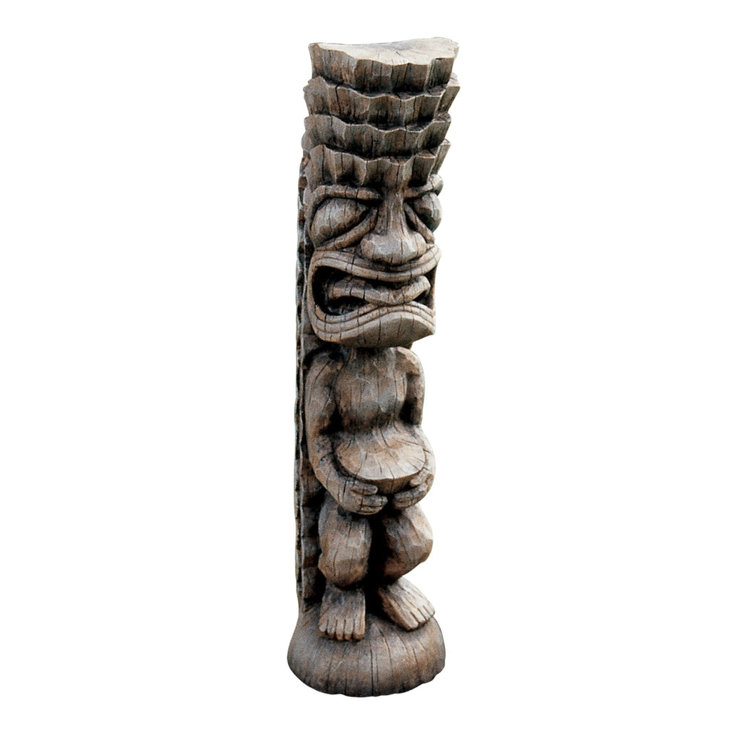 Design Toscano Taki Tiki God Statue – Hand-Painted Polynesian Luau Decor