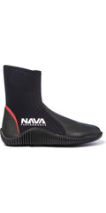 Nava 5mm Neoprene Wetsuit Boots | Zipped Dinghy Sailing Boots – Black