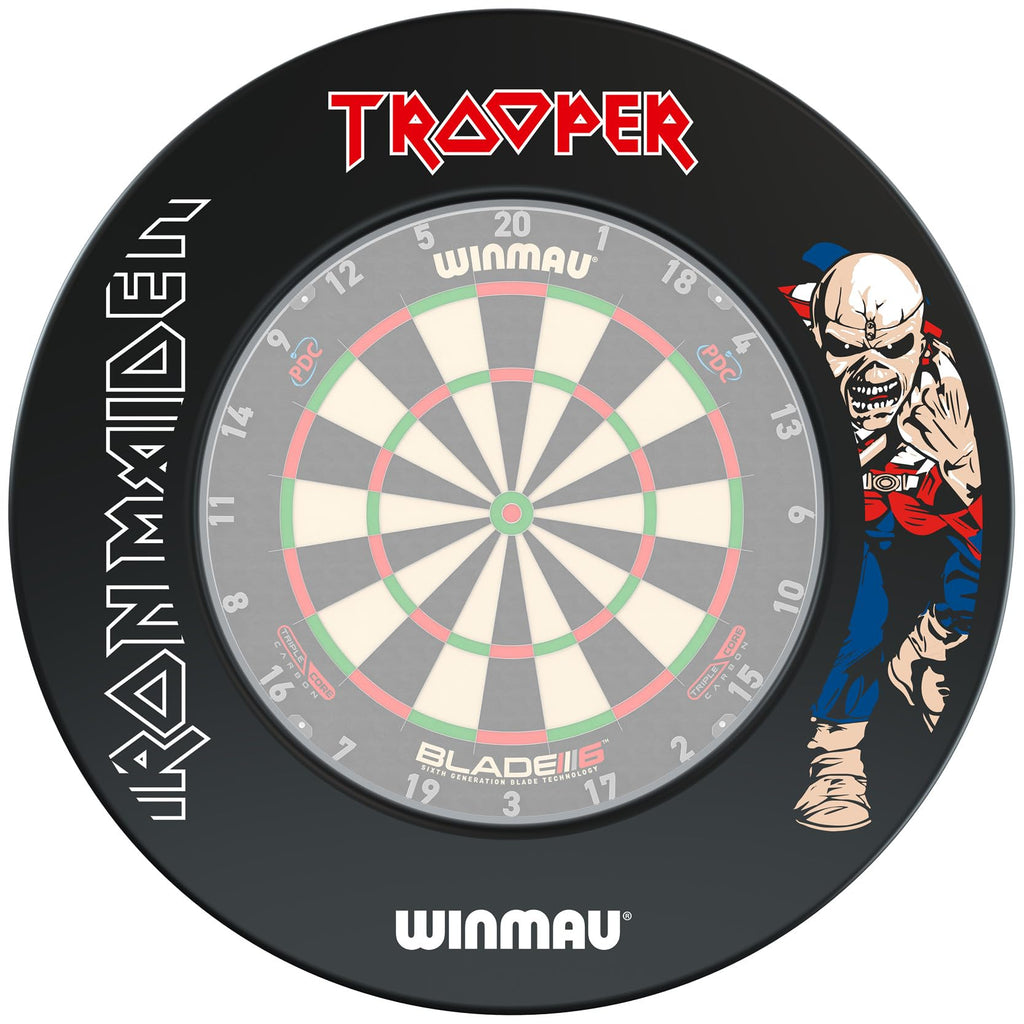 Winmau Iron Maiden Trooper Dartboard Surround – Bristle Board Guard