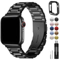 Fullmosa Stainless Steel Apple Watch Band with Protective Case