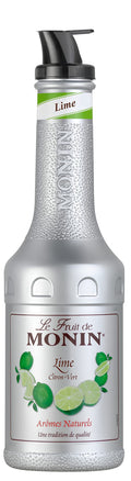 Monin Lime Fruit Mix Puree – 1 Litre Zesty Citrus Cocktail Mixer