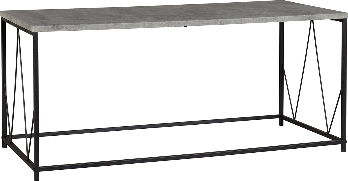 Seconique Athens Rectangular Coffee Table in Concrete Effect