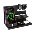 Jolof Store Wood Phone Docking Station – Desk Organizer for Men