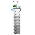 SWTYMIKI Over Door Towel Rack – 6-Tier Wall Mounted Holder with Shelf